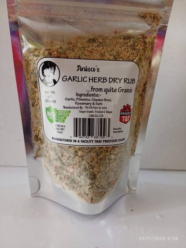 garlic herb dry rub