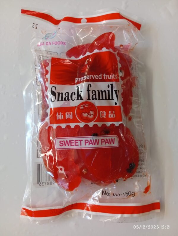 snack family sweet paw paw