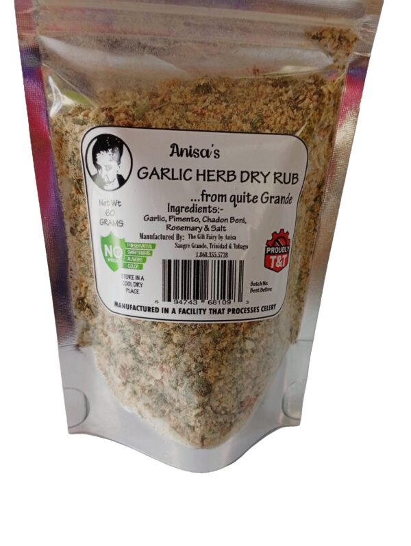 Anisa's Garlic Herb Dry Rub